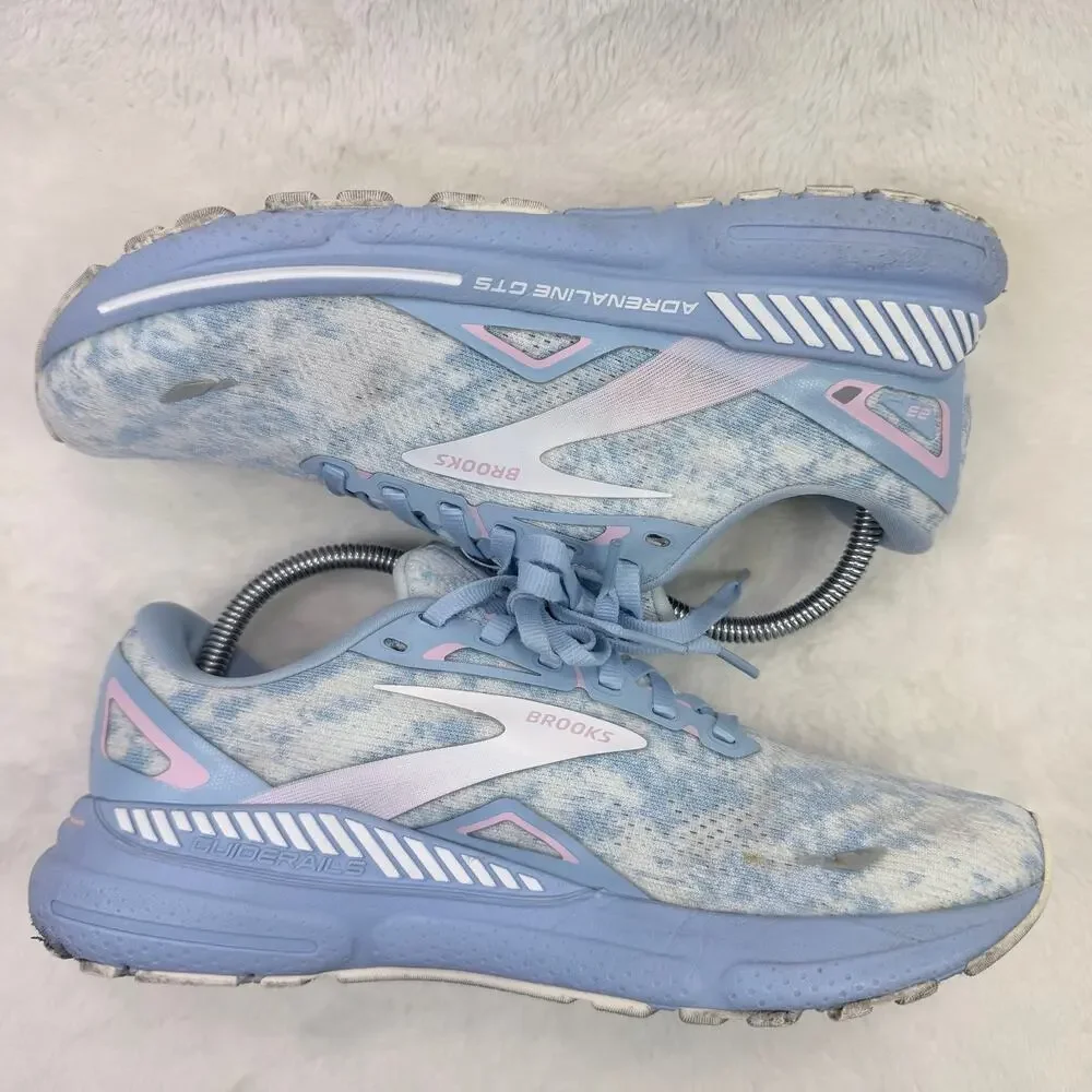 Brooks Adrenaline GTS 23 Womens Running Shoes Blue Size 9 Medium 1203811B493